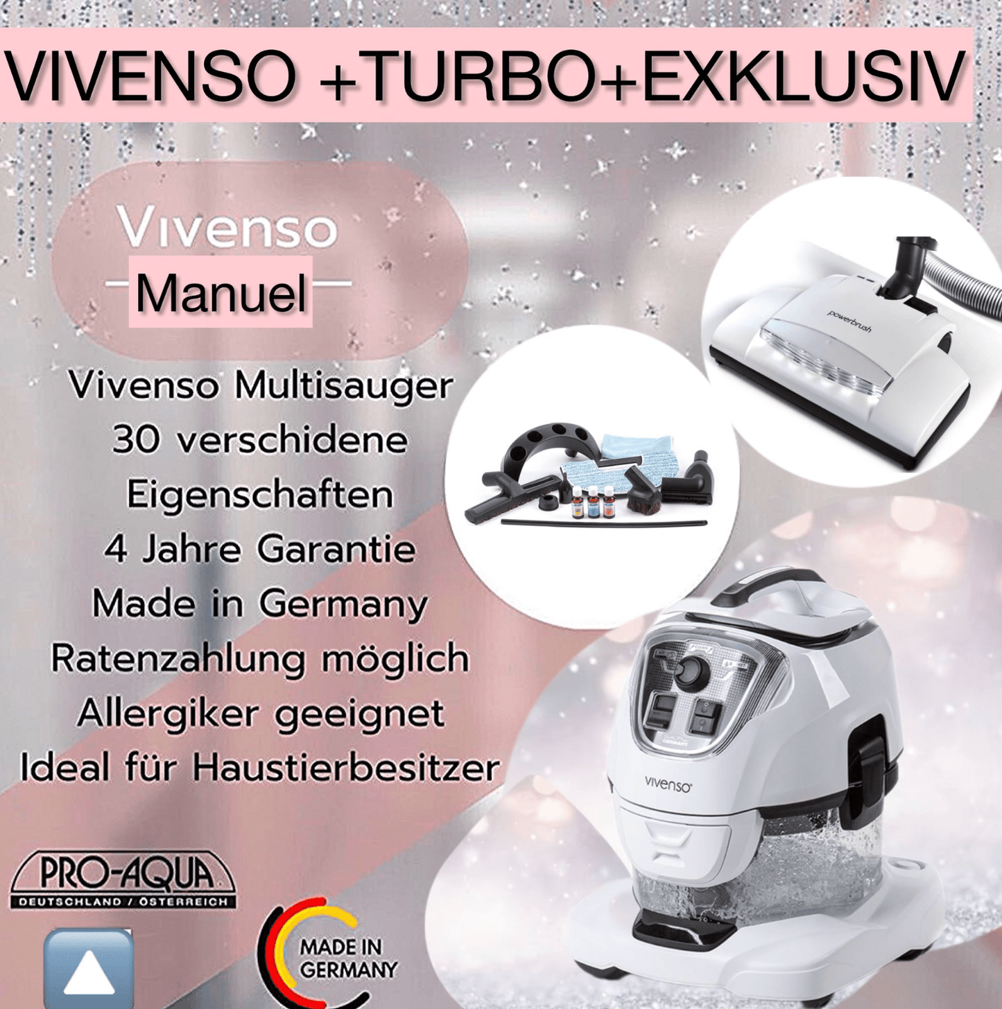 Vivenso +Turbo + Exklusive - Kardelen - Multisauger